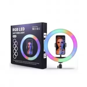 ARO LUZ LED 26 CM RGB COLORES