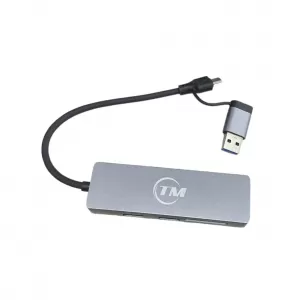 HUB MULTIPLICADOR DE PUERTOS USB 3.1 TIPO C 6 EN 1 T-3625